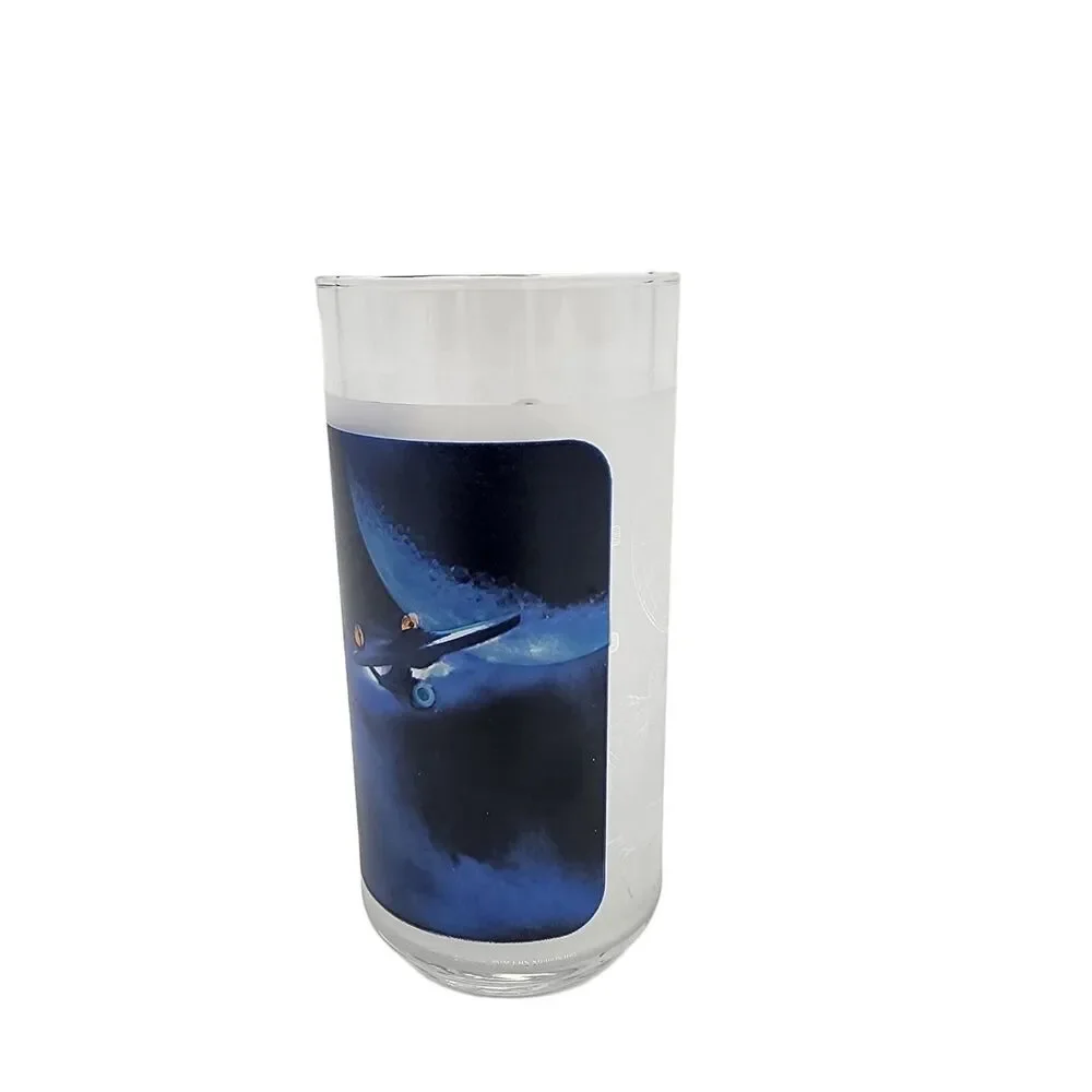 Star Trek 2009 Burger King Glass Captain James T Kirk Chris Pine USS Enterprise